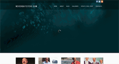 Desktop Screenshot of neverquitsteve.com